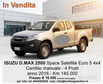 ISUZU D.MAX 2500 Space Satellite Euro 5 2016