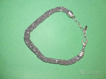 Bracciale donna argentato