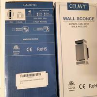 Lampada da parete a LED  dips. 4 pz