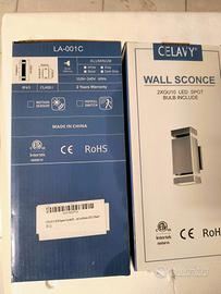 Lampada da parete a LED  dips. 4 pz