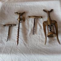 Cavatappi antichi più oggetti in Ottone