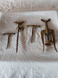 Cavatappi antichi più oggetti in Ottone