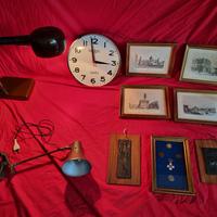 arredo vintage - lampade, orologio breil ecc. 
