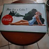 insegna metallica originale vintage Coca Cola 