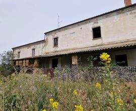 CASOLARE CON QUATTRO ETTARI DI TERRENO