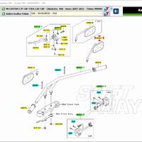 Specchio Dx Kawasaki VN Custom 900 560010073