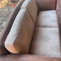 divano pelle e stoffa