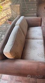 divano pelle e stoffa