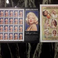 libro Marilyn Monroe + francobolli