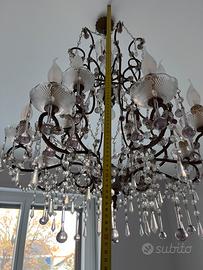 Imponente lampadario d’epoca ecclesiastico