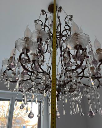 Imponente lampadario d’epoca ecclesiastico