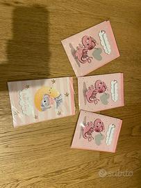 Set biglietti auguri nascita