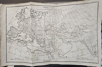 Europa Africa India. MAPPA ORBIS VETUS 1770. ROBER
