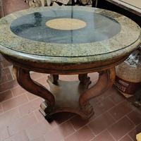 Tavolino arte poteva in marmo