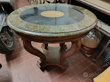 Tavolino arte poteva in marmo