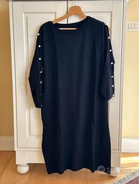 Abito con perline su maniche taglia L