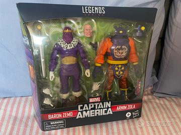 Marvel Legends Barone Zemo e Arnim Zola