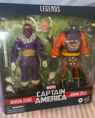 Marvel Legends Barone Zemo e Arnim Zola