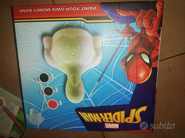 Spiderman - modellino Nuovo da colorare