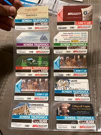 Lotto 40 schede telecom con varia tiratura