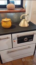 Cucina a legna 9kw Piastra in Ghisa Forno Nuovi 
