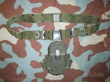 Us Army Pistol Belt + Ammo Pouch Alice Iraq Golfo