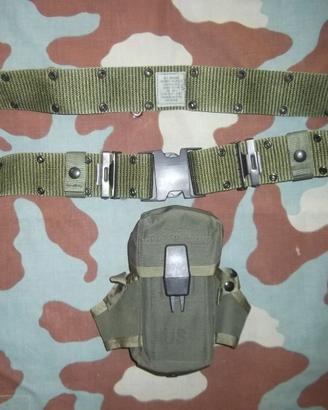 Us Army Pistol Belt + Ammo Pouch Alice Iraq Golfo