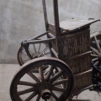 carro in legno antico 