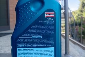 liquido freni e radiatore