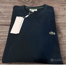 Felpa lacoste blu taglia xl