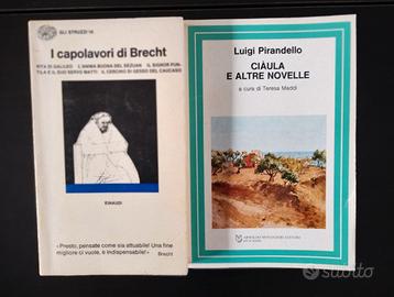 2 libri Brecht - Pirandello.