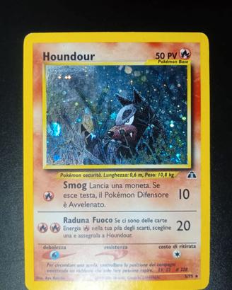 Houndour 5/75 ITA Neo Discovery Pokémon vintage