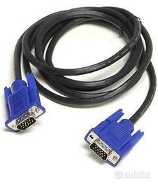 Cavo Video Vga 1 Mt Metro per Computer Monitor TV
