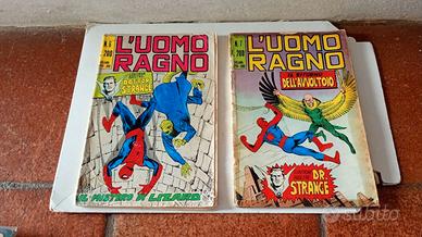 l'uomo ragno e l'uomo ragno gigante corno