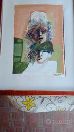 Dipinto tempera/china