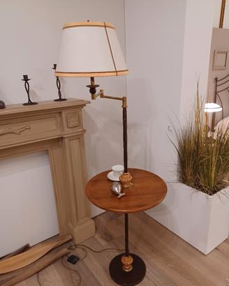 tavolino con lampada Baga