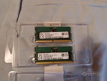 Ram 16gb 2x8 ddr5 Sodimm