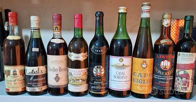 Bottiglie di vino da collezione