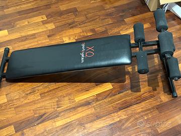 Panca inclinata addominali - cone nuova