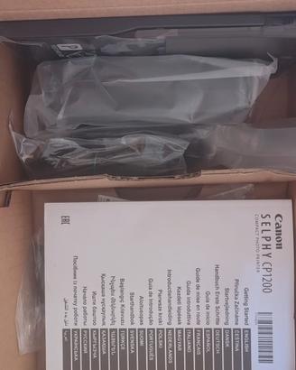 Canon Selphy cp1200 + paper set + photo splits 