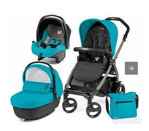 Trio passeggino book 51 PegPerego - Celeste