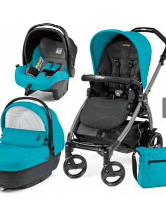 Trio passeggino book 51 PegPerego - Celeste