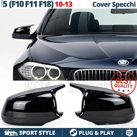 CALOTTE SPECCHIETTI per Bmw Serie 5 F10 F11 Nero L