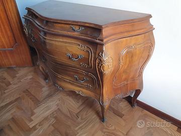 TRITTICO "LUIGI XV" NOCE