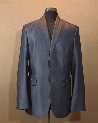 Giacca uomo Angelo Litrico nera lucida – Slim Fit