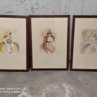 Ulizzi Cristina trittico acqueforti