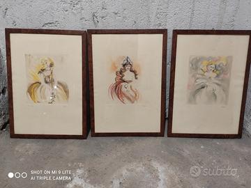 Ulizzi Cristina trittico acqueforti