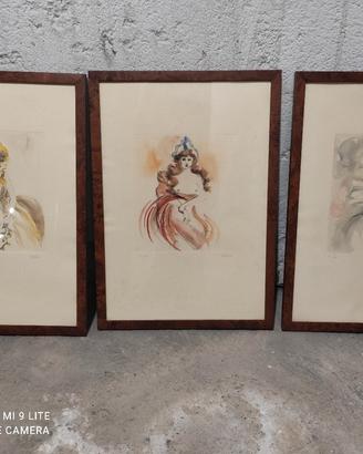 Ulizzi Cristina trittico acqueforti