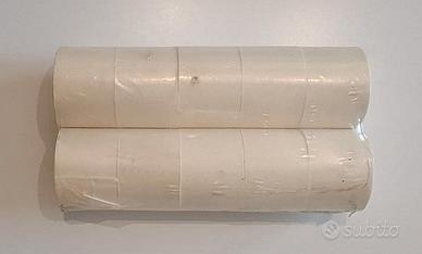 10 rotoli di carta per calcolatrici mm 52 x 40 m