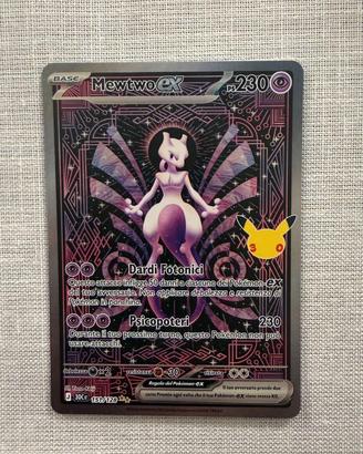 Pokemon Carta 30° Mewtwo EX 151/128